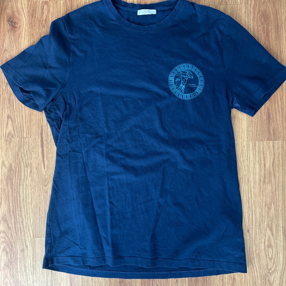 Men’s Blue Versace T-Shirt